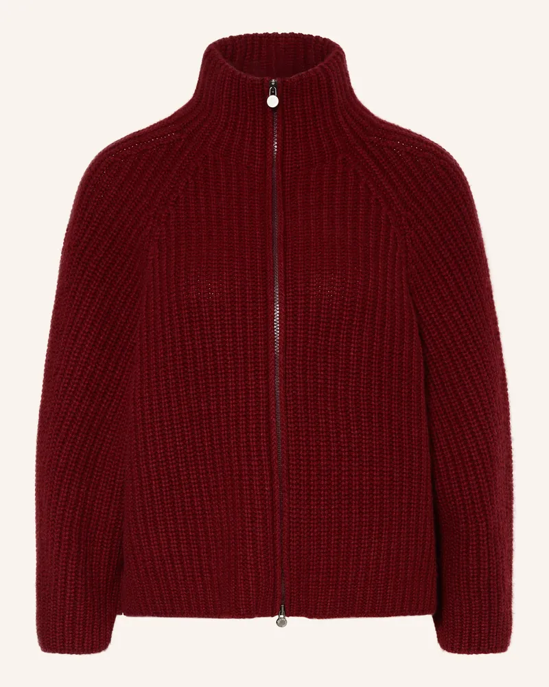 Iris von Arnim Strickjacke FALLOU aus Cashmere Dunkelrot