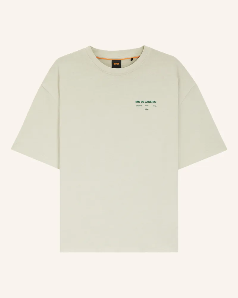 HUGO BOSS T-Shirt C_Eboys_2 Relaxed Fit gruen Hellgrün