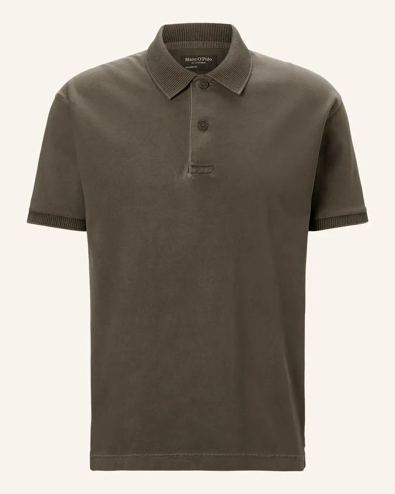 Marc O'Polo Poloshirt braun Dunkelbraun
