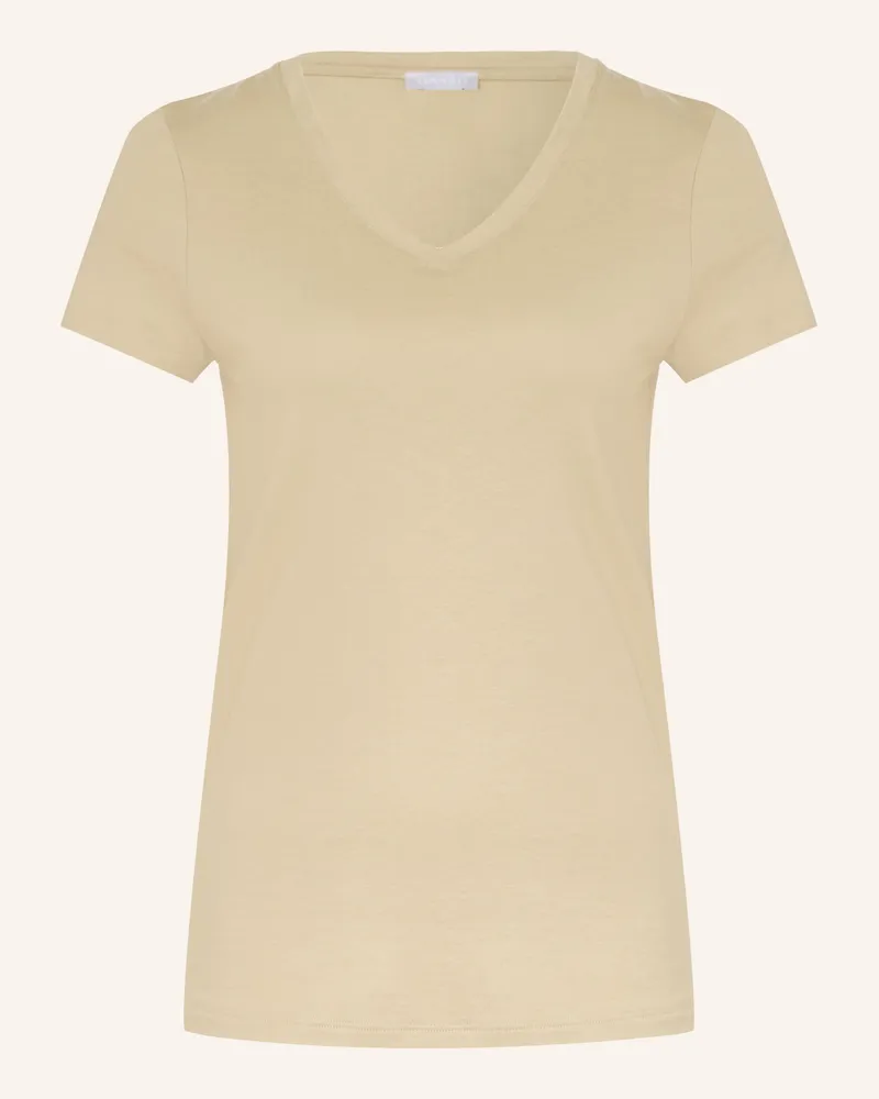 Hanro Schlafshirt gruen Oliv