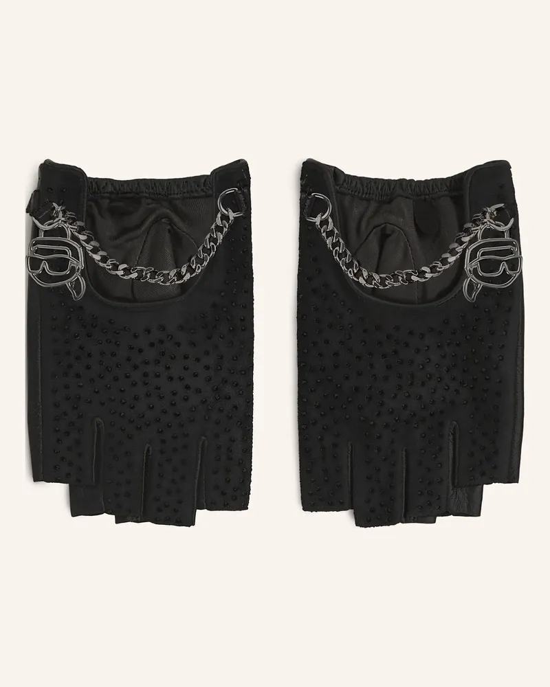 Karl Lagerfeld Handschuhe silber Silber