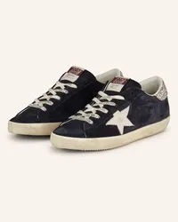 Golden Goose Sneaker SUPER-STAR mit Pailletten Blau