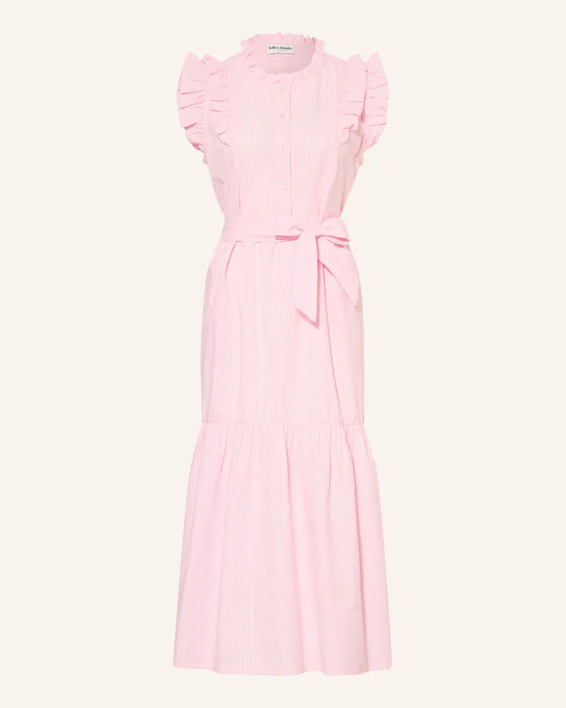 Lollys Laundry Kleid Harrietll Mit Rüschen pink Hellrosa