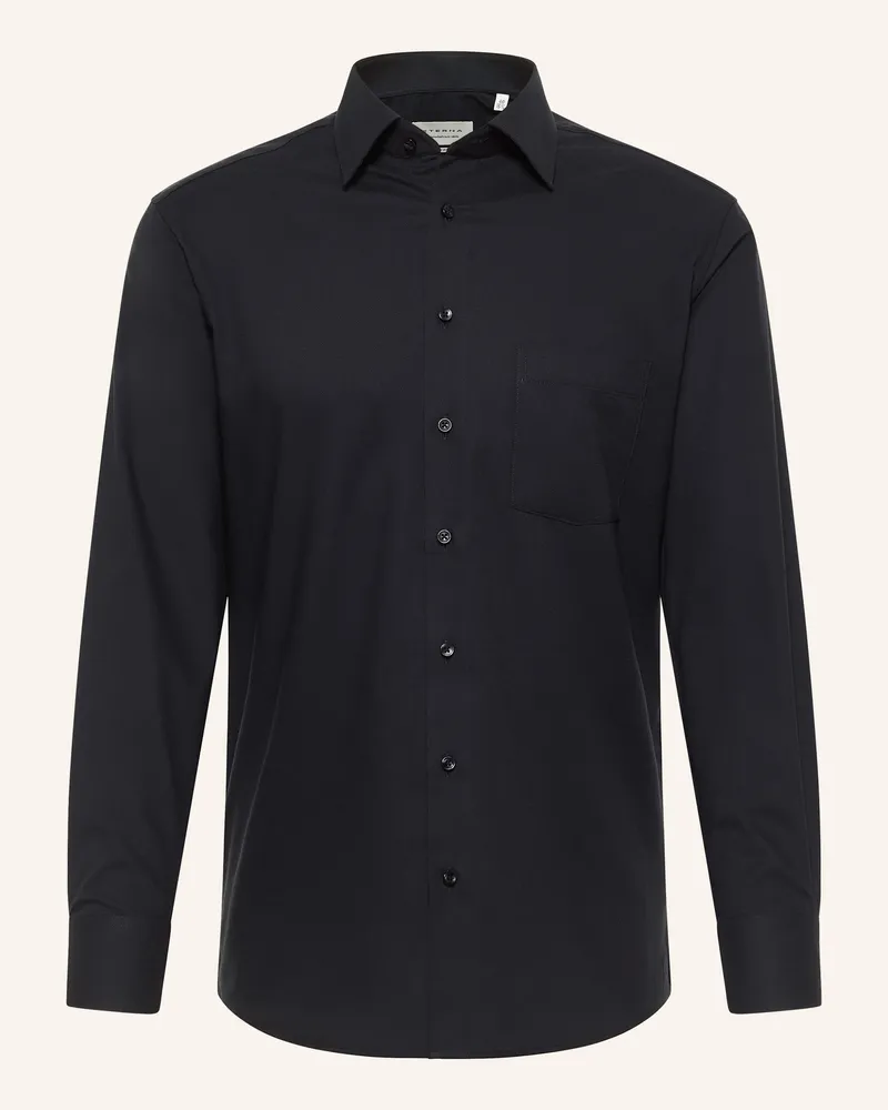 Eterna Oxfordhemd Modern Fit Schwarz