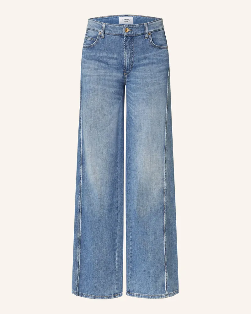 Cambio Flared Jeans PALAZZO Blau