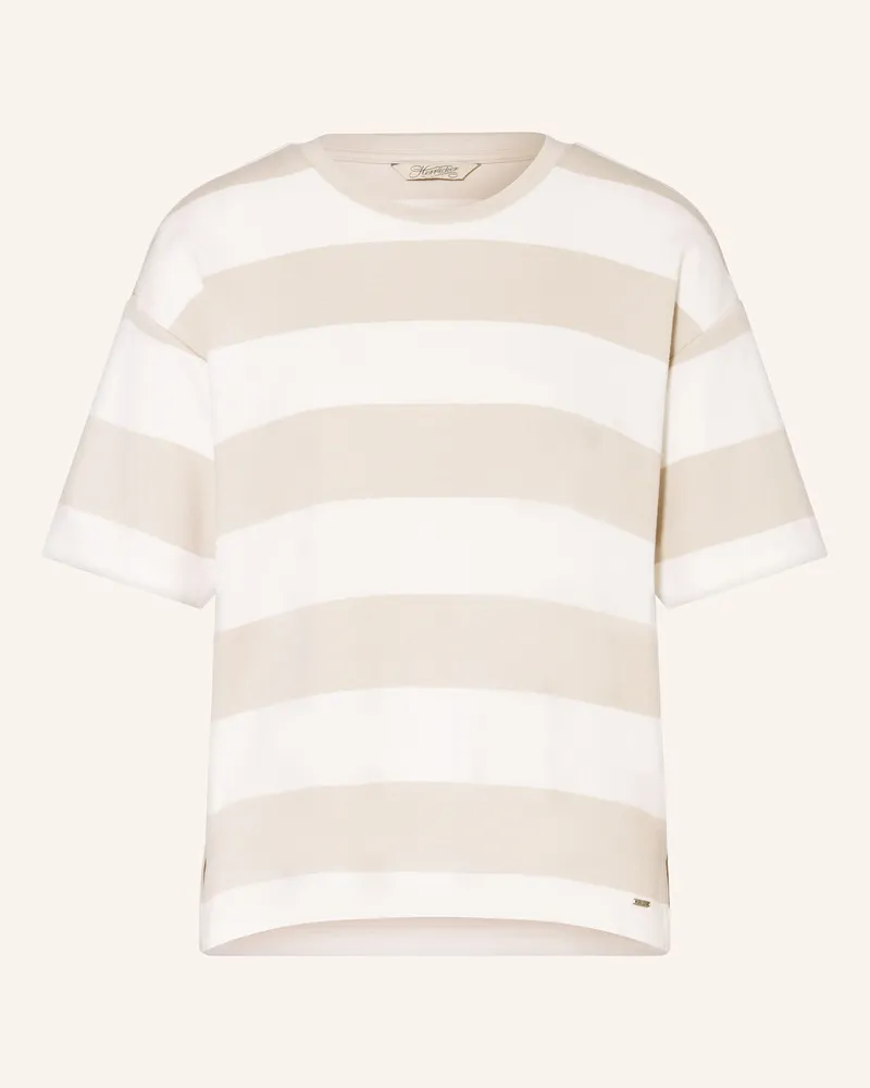 Herrlicher T-Shirt STINELLA STRIPED Ecru