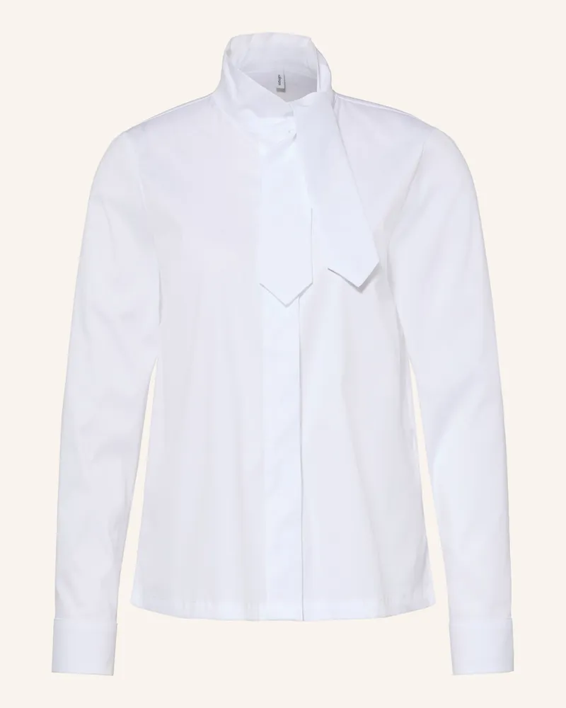 Wallmann Schluppenbluse weiss Weiss
