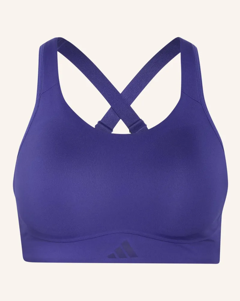 adidas Optime Workout Bh, Hohe Belastung lila Lila