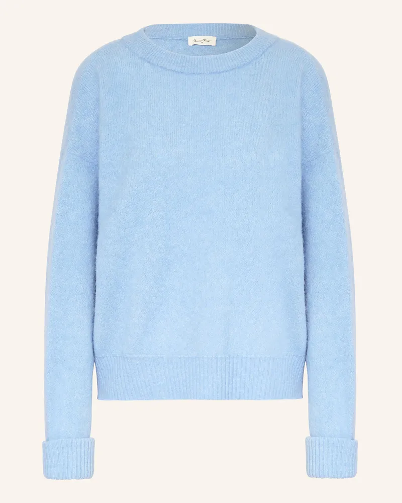 American Vintage Pullover VITOW mit Alpaka Hellblau