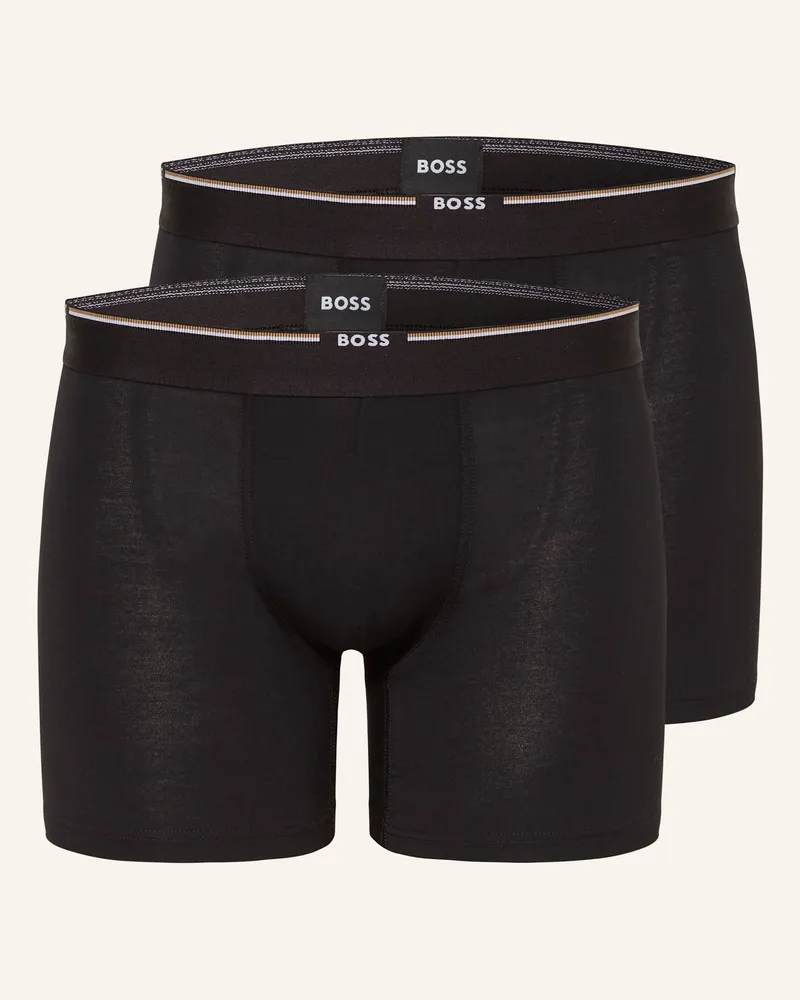 HUGO BOSS 3er-Pack Boxershorts schwarz Schwarz