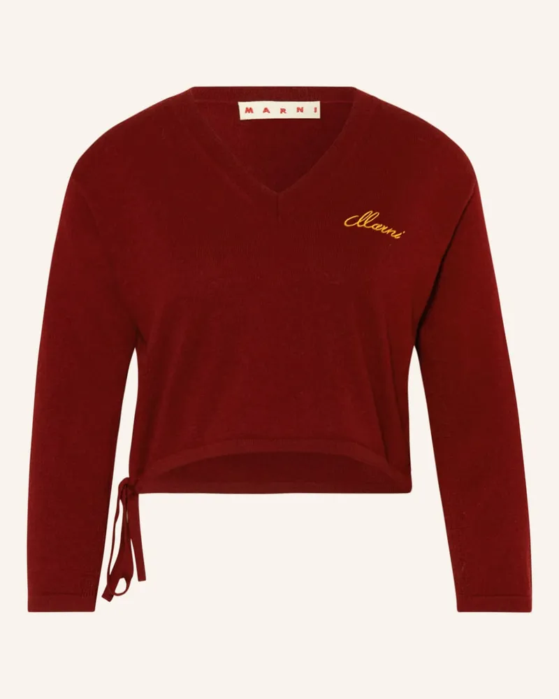 Marni Cashmere-Pullover Rot