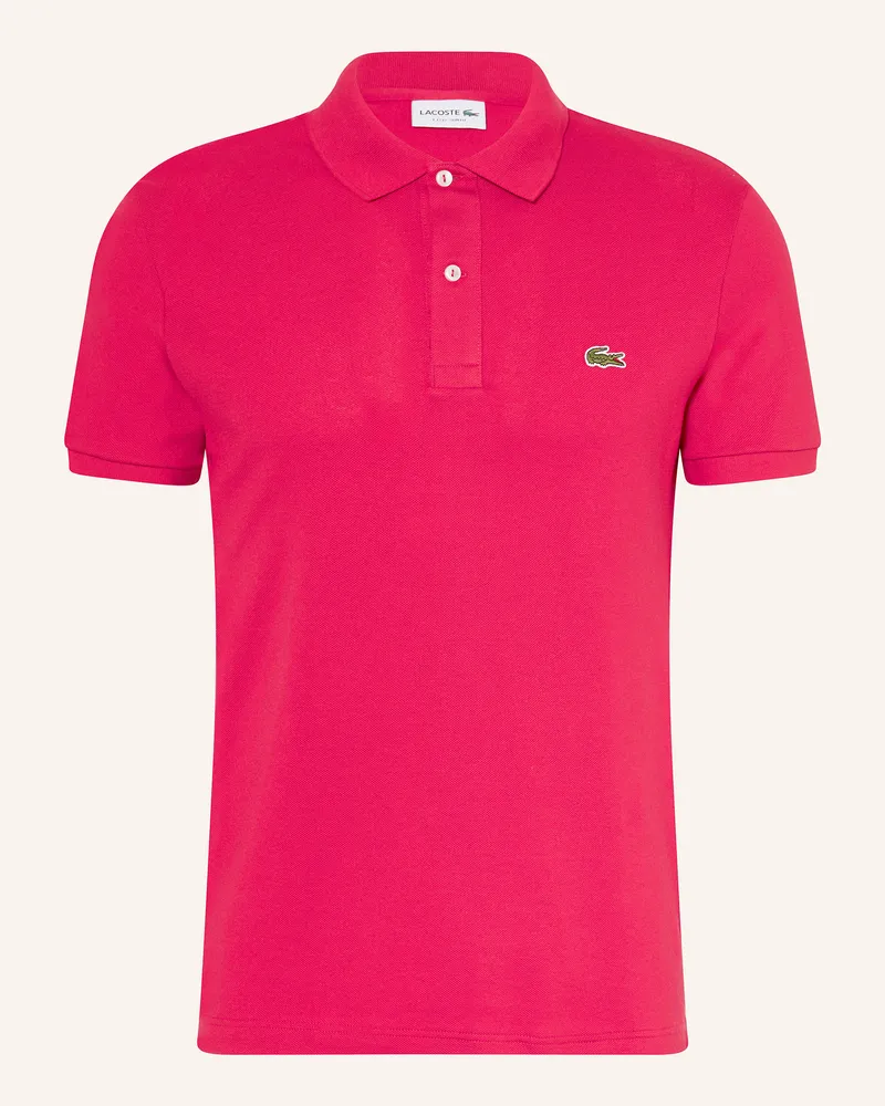 Lacoste Piqué-Poloshirt Slim Fit Fuchsia
