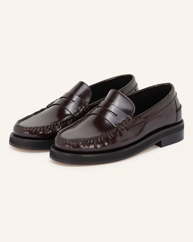 Tommy Hilfiger Penny-Loafer Dunkelbraun