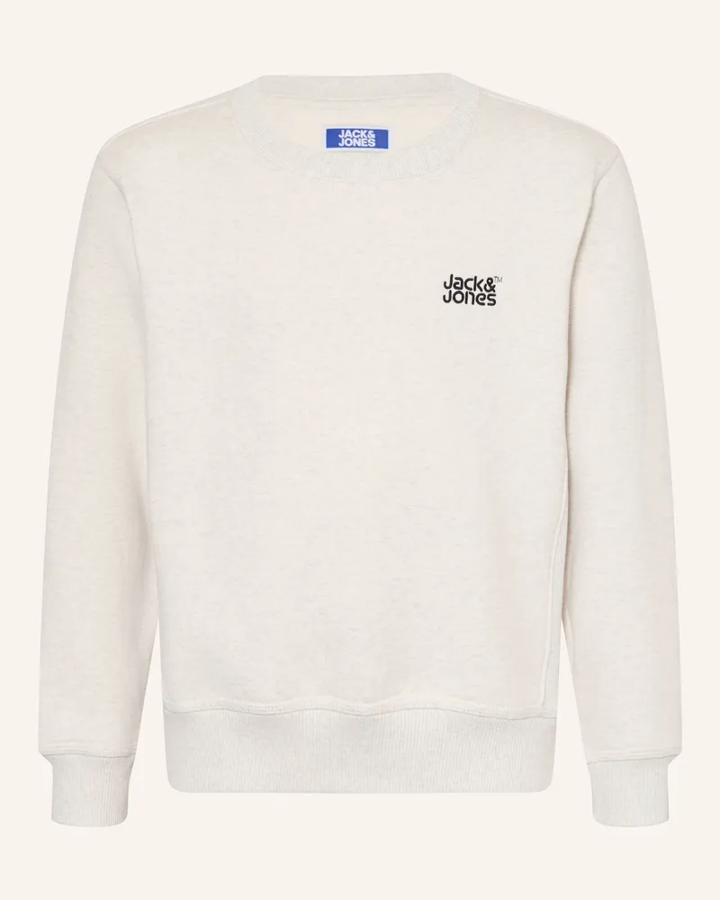 Jack & Jones Sweatshirt grau Hellgrau