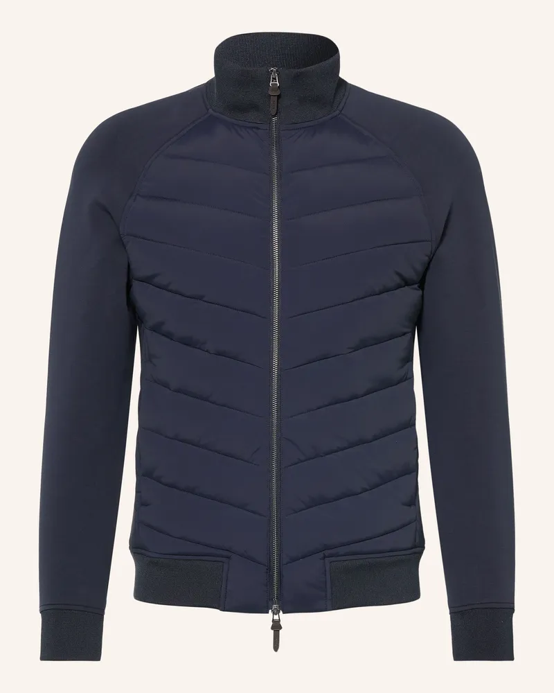 Reiss Jacke Calvorn Im Materialmix blau Dunkelblau