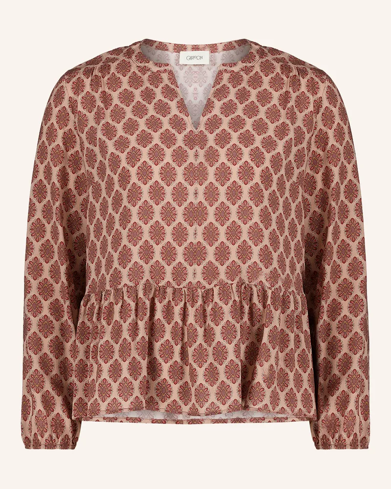 Cartoon Blusenshirt rosa Roségold