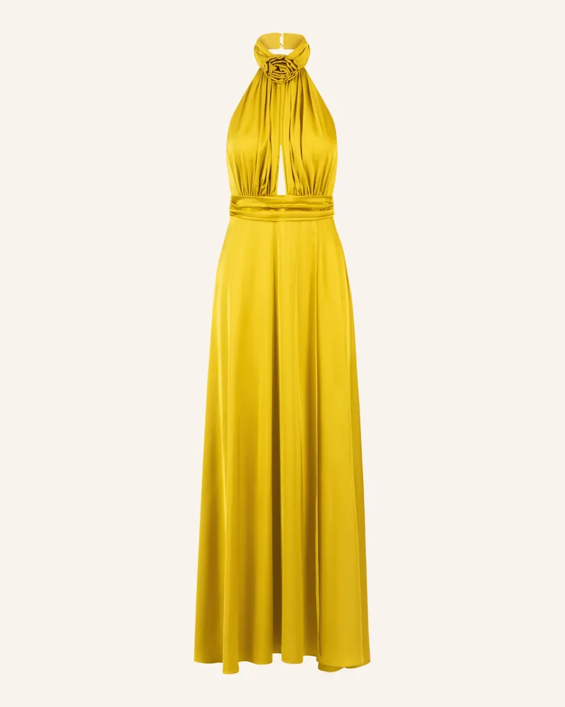 Apart Abendkleid mit Cut-out Dunkelgelb