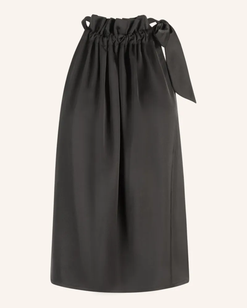 Apart Satinblusentop Schwarz