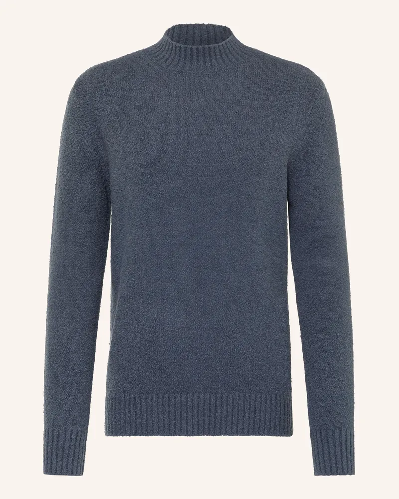 Drykorn Bouclé-Pullover Zayn blau Blaugrau
