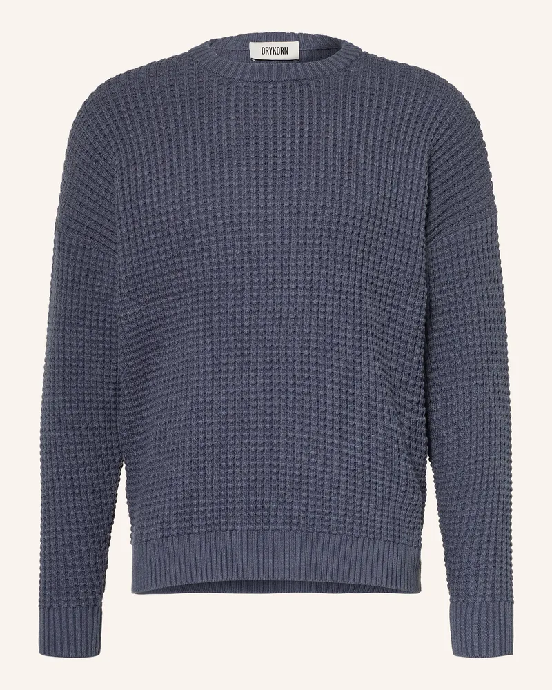 Drykorn Pullover blau Blaugrau