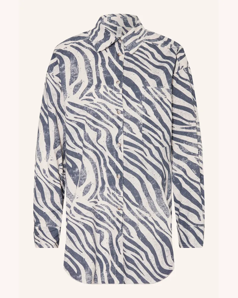 10Days Hemdbluse blau Dunkelblau