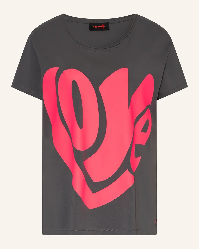 Miss Goodlife T-Shirt Grau