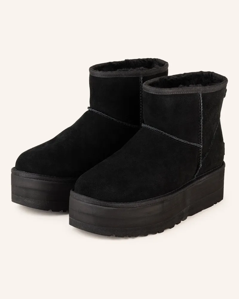 UGG Plateau-Boots CLASSIC MINI PLATFORM Schwarz