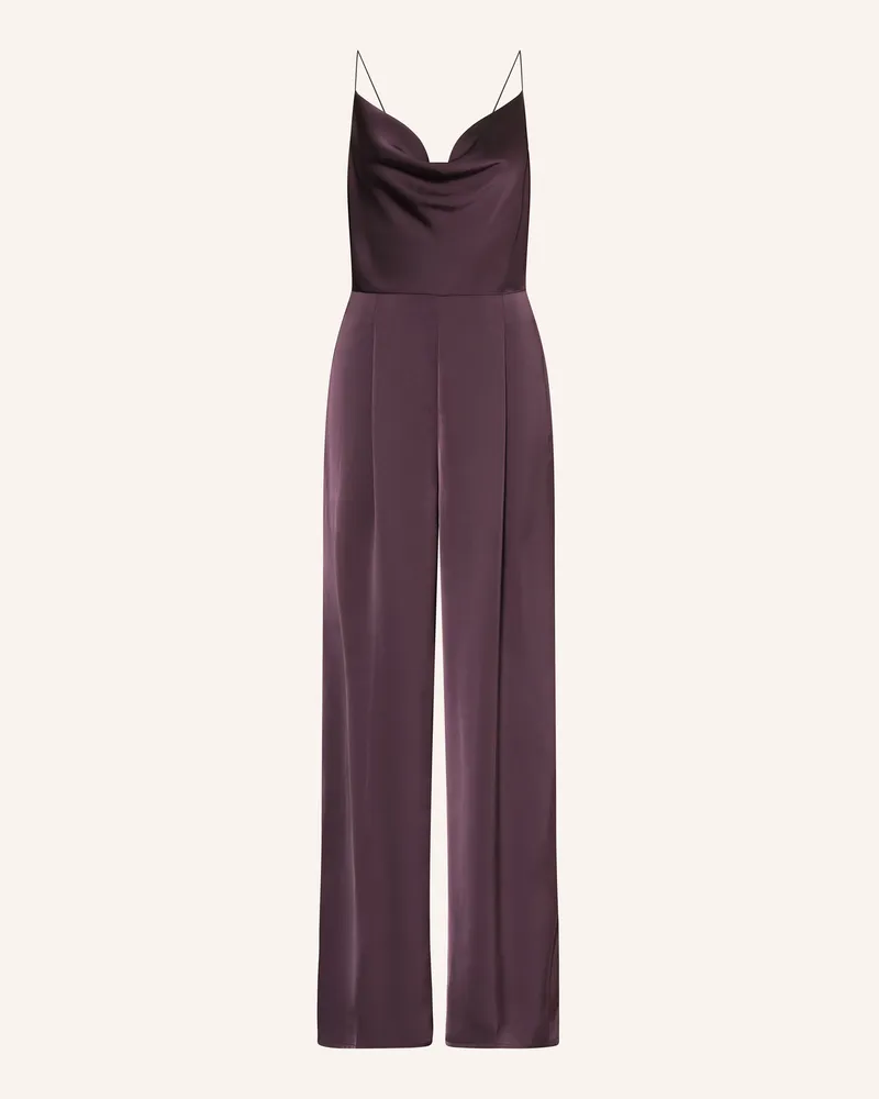 MAX&Co. Satin-Jumpsuit VACUO Dunkellila