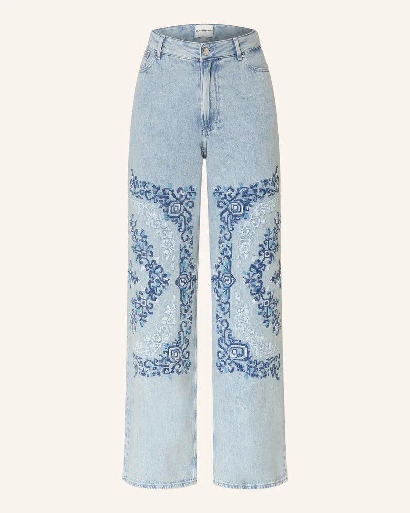 Claudie Pierlot Wide Leg Jeans blau K007