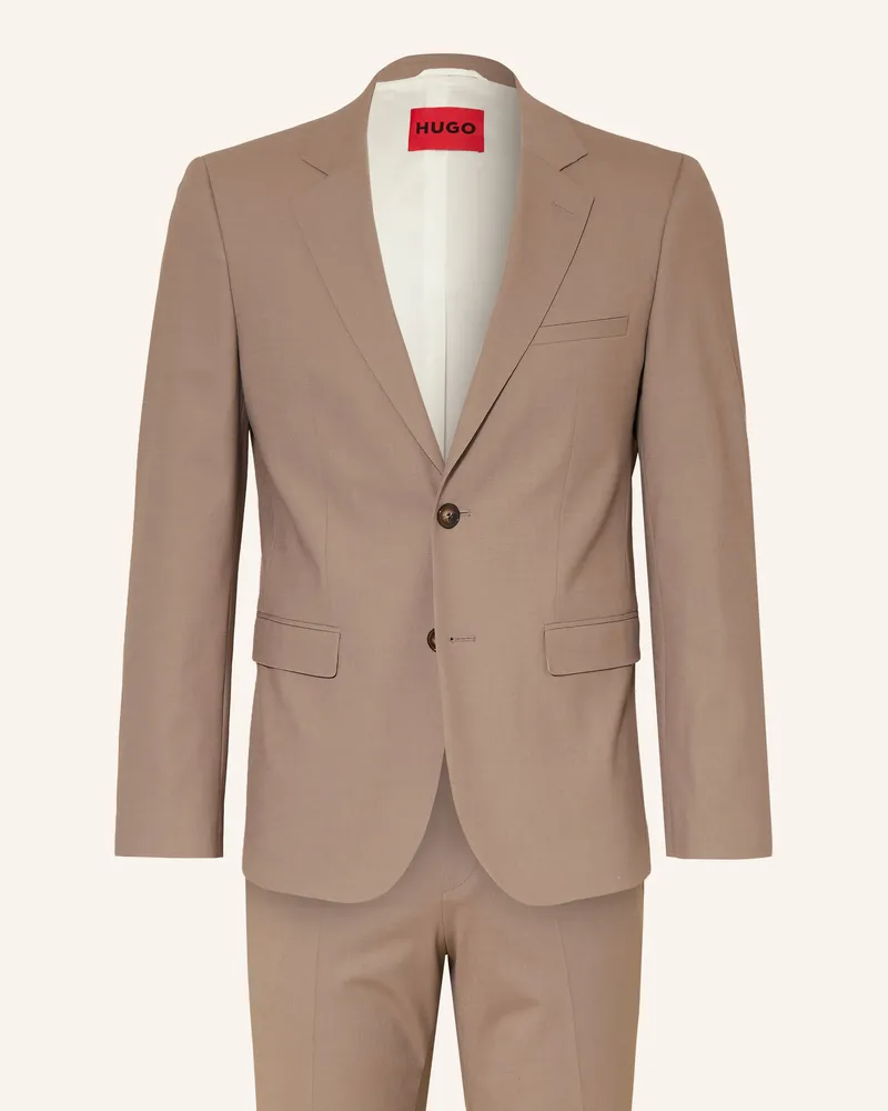 HUGO BOSS Anzug ARTI-HESTEN Braun