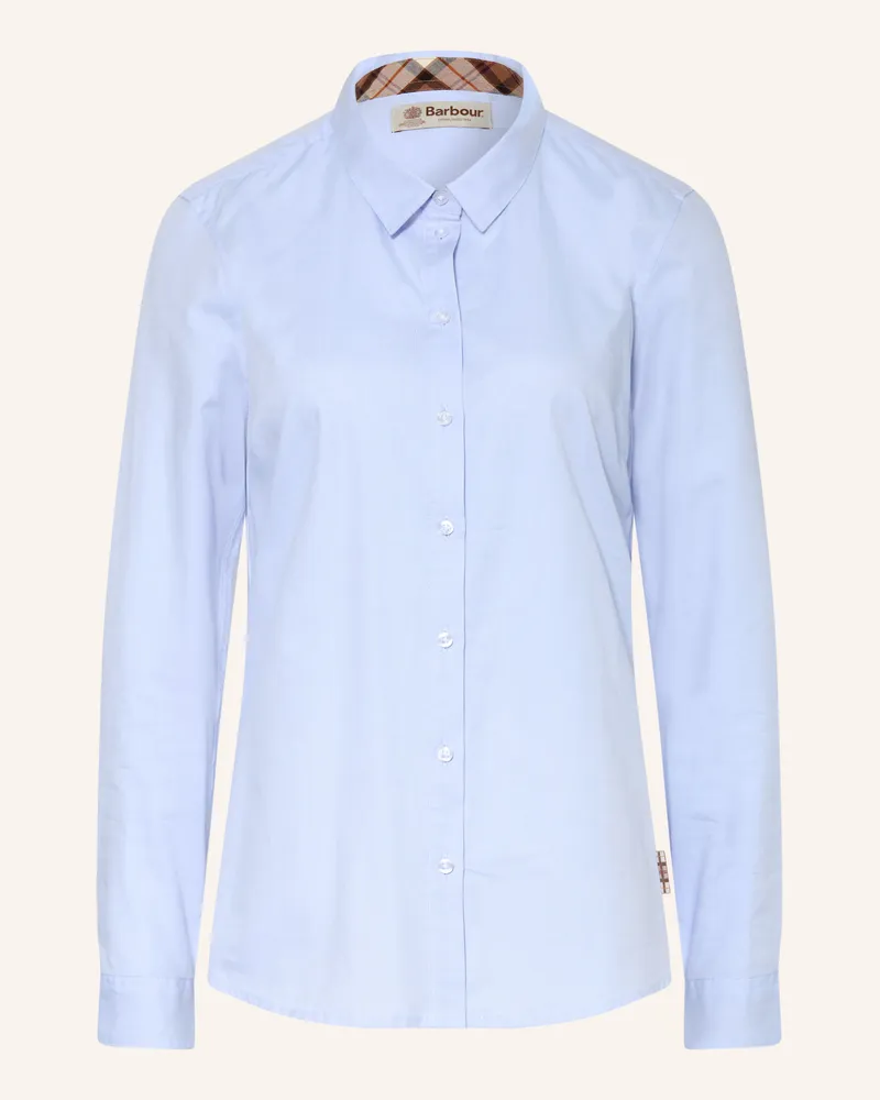 Barbour Hemdbluse Derwent blau Hellblau
