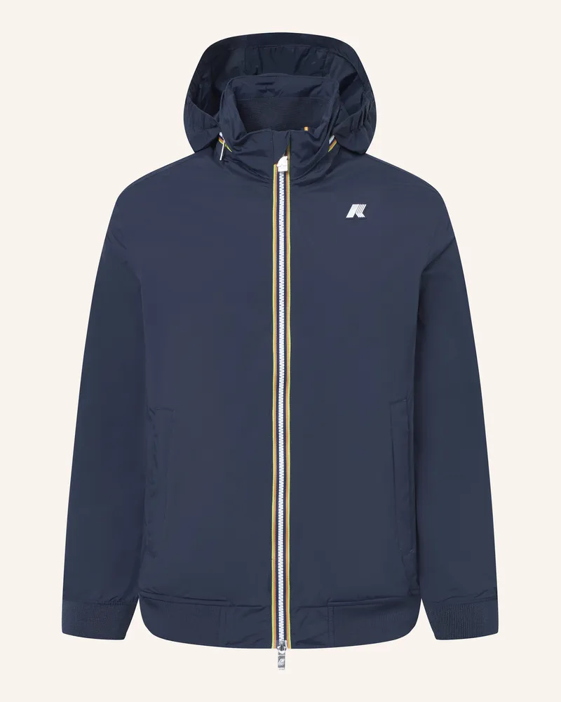 K-Way Funktionsjacke Amaury Stretch Nylon Jersey blau Blau