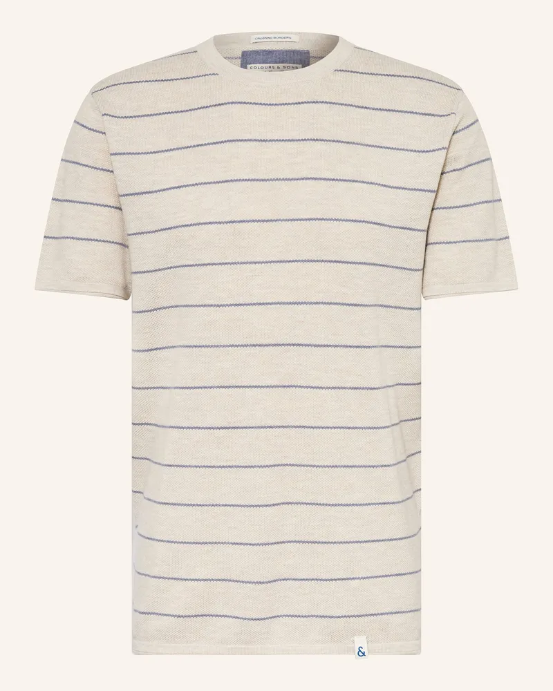 colours & sons Piqué-Shirt Beige