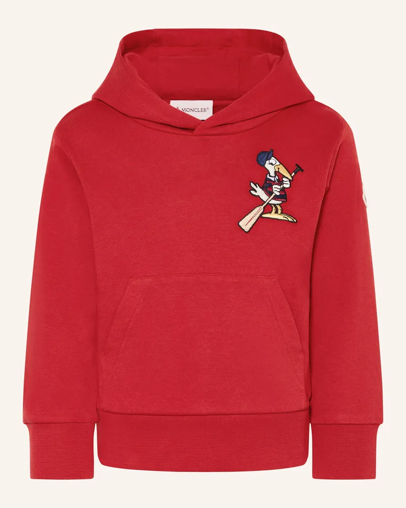 Moncler Hoodie rot Rot