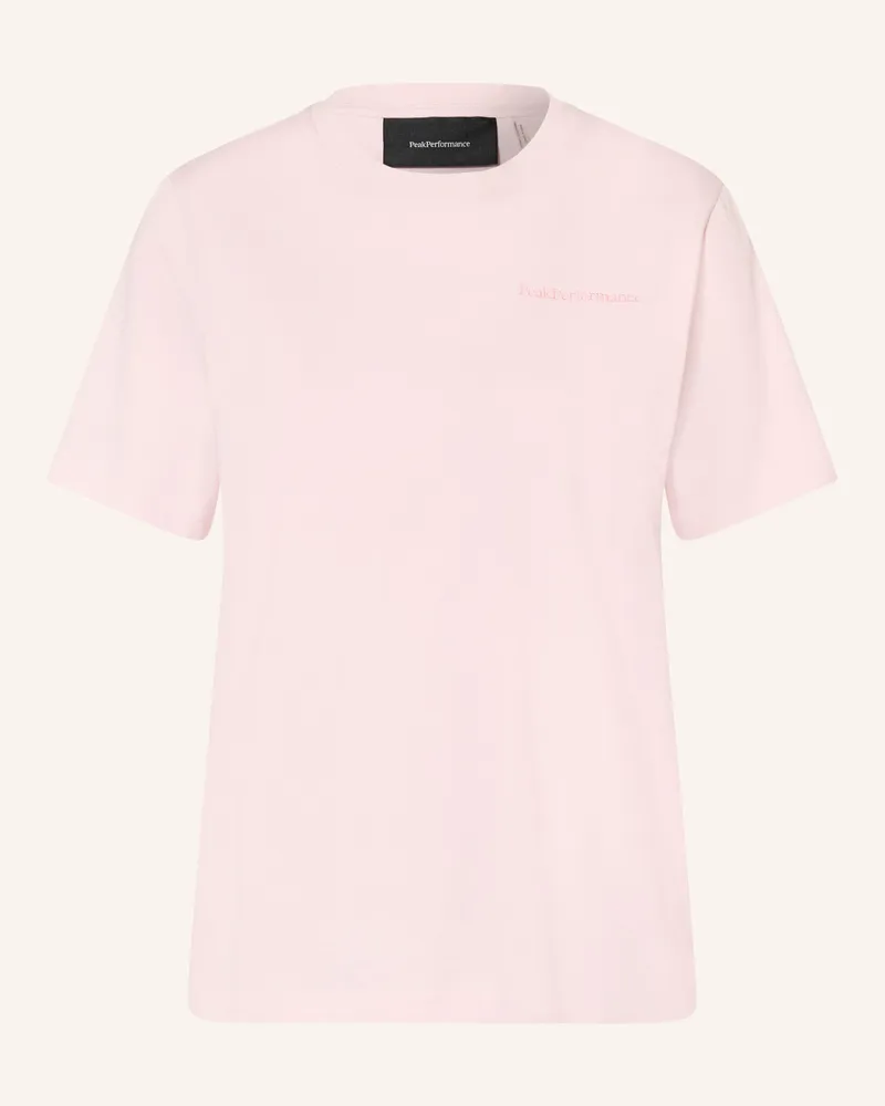 Peak Performance T-Shirt Original rosa Hellrosa