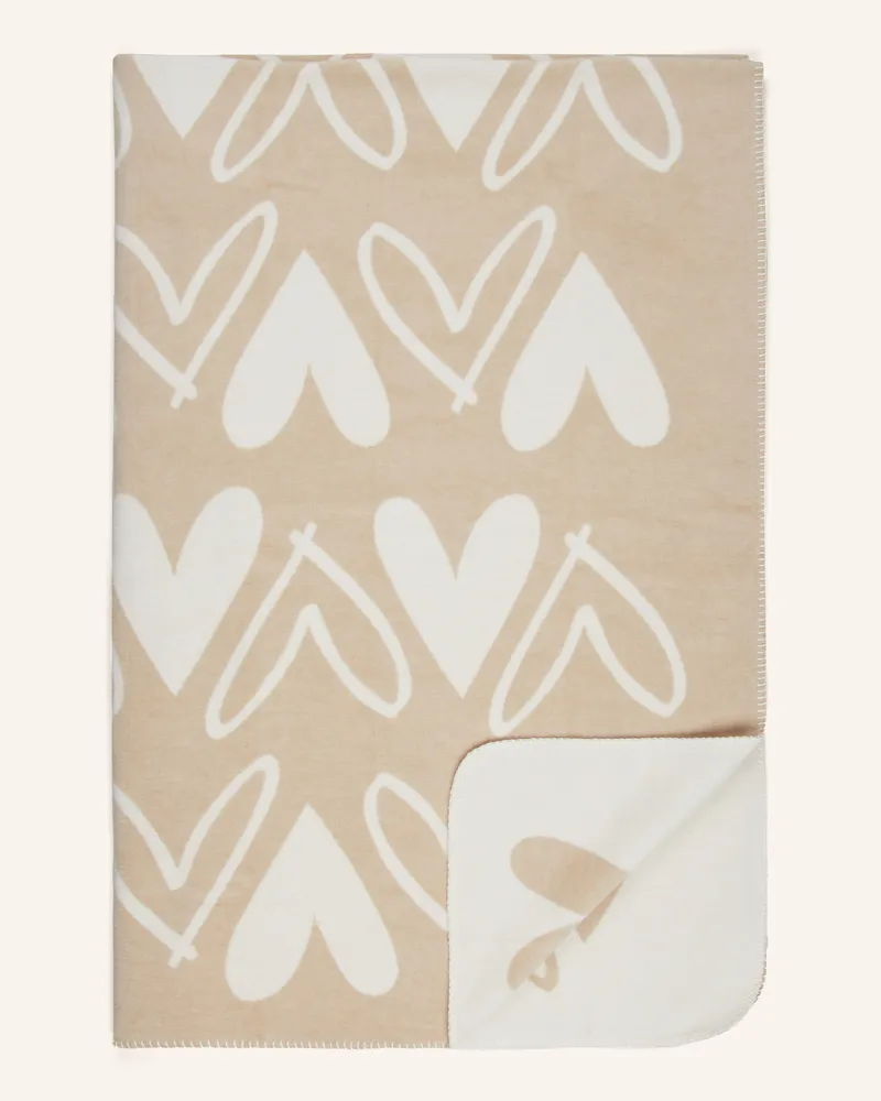 Pad Plaid Heart beige Beige