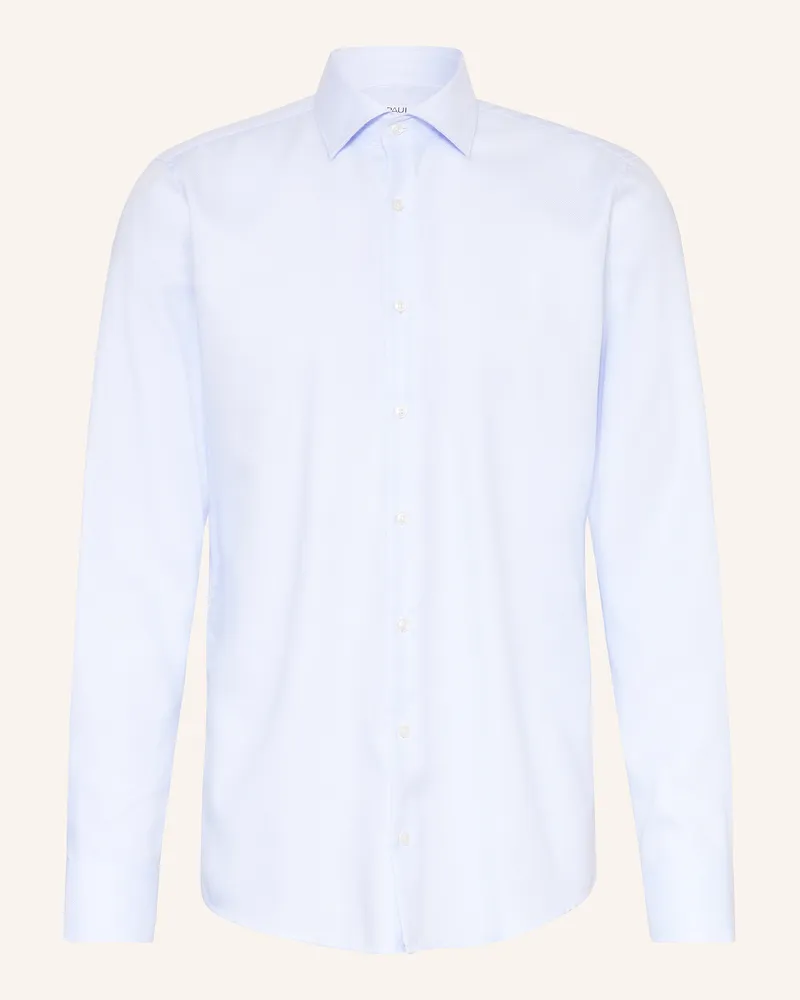 paul Hemd Shaped Fit Hellblau