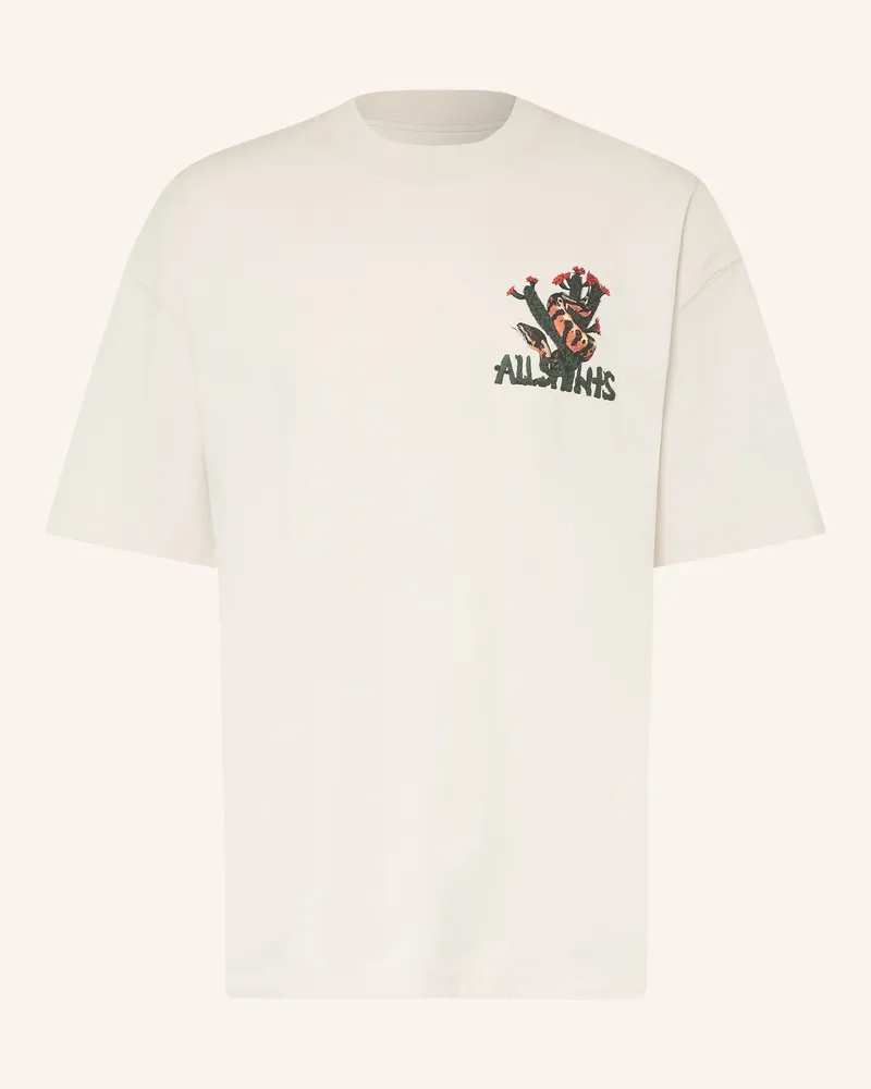 AllSaints T-Shirt Cacti weiss Creme