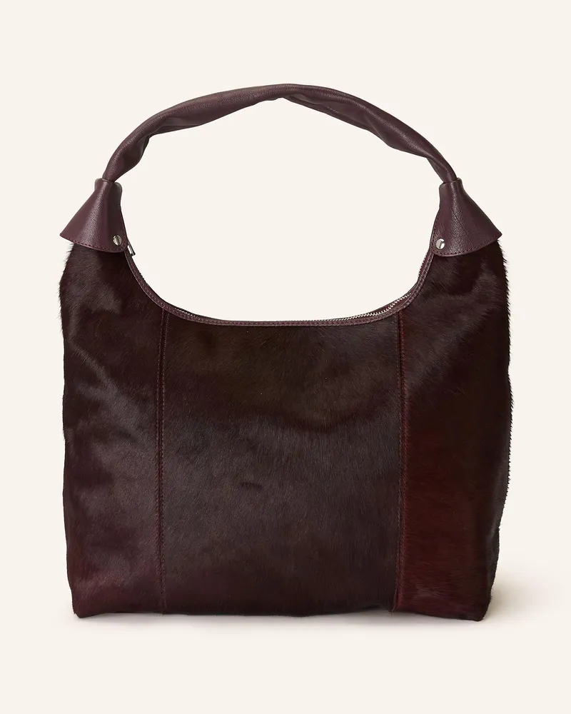 NÚNOO Hobo-Bag BIG DANDY DELUXE Dunkelrot