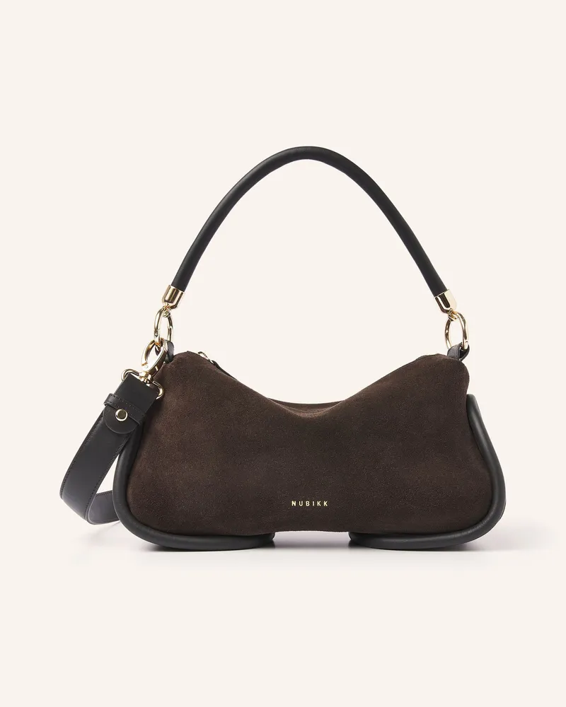 Nubikk Umhängetasche BIBI BAG Dunkelbraun