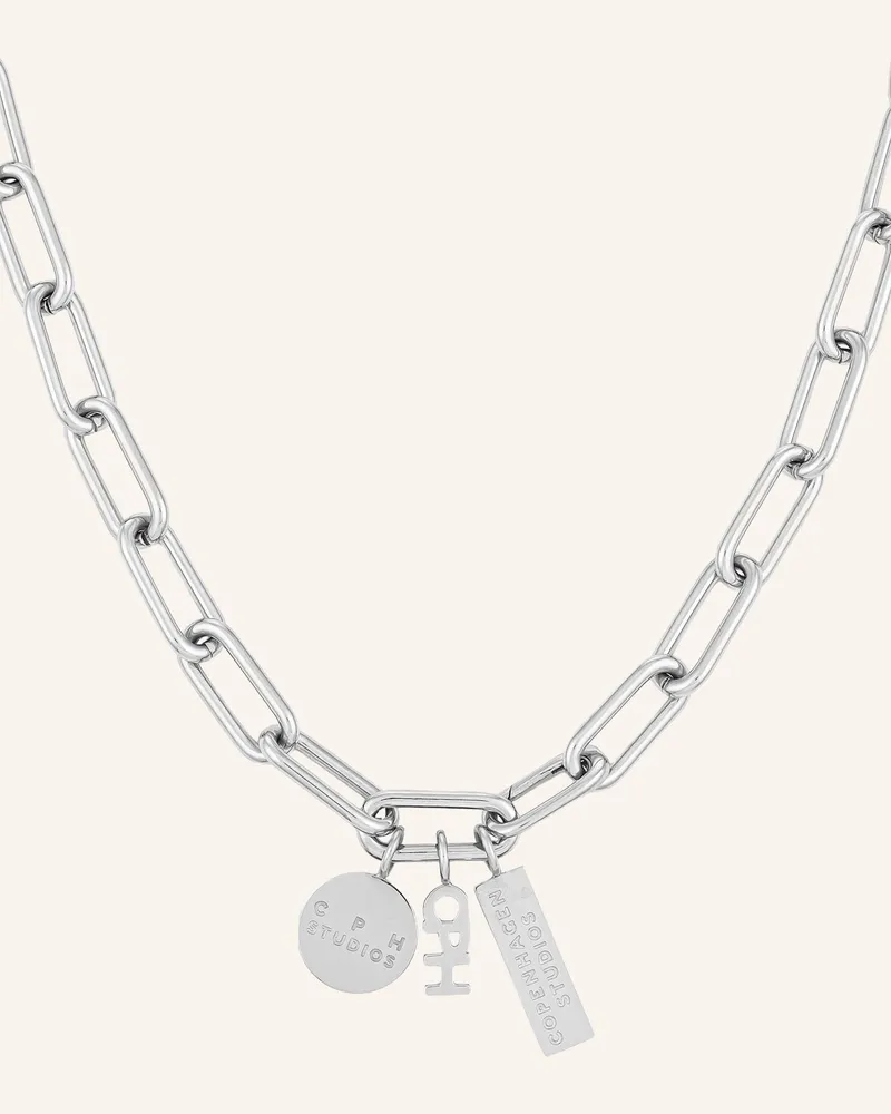 Copenhagen Halskette  Aus  Edelstahl silber Silber