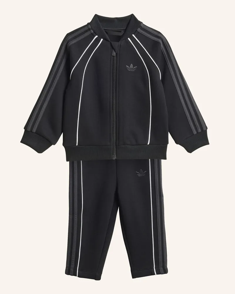 adidas Spacer Tracksuit. schwarz Schwarz