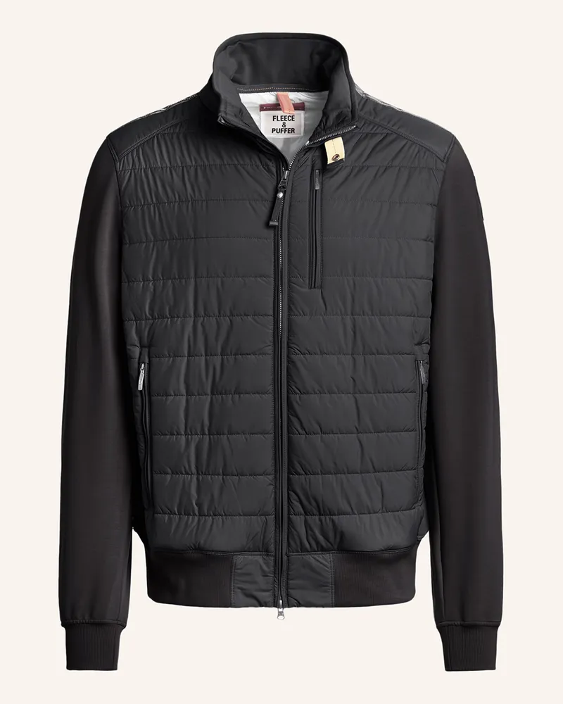 Parajumpers Steppjacke ELLIOT im Materialmix Schwarz