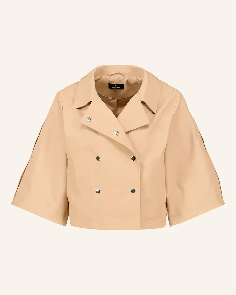 monari Cabanjacke mit 3/4-Arm Camel