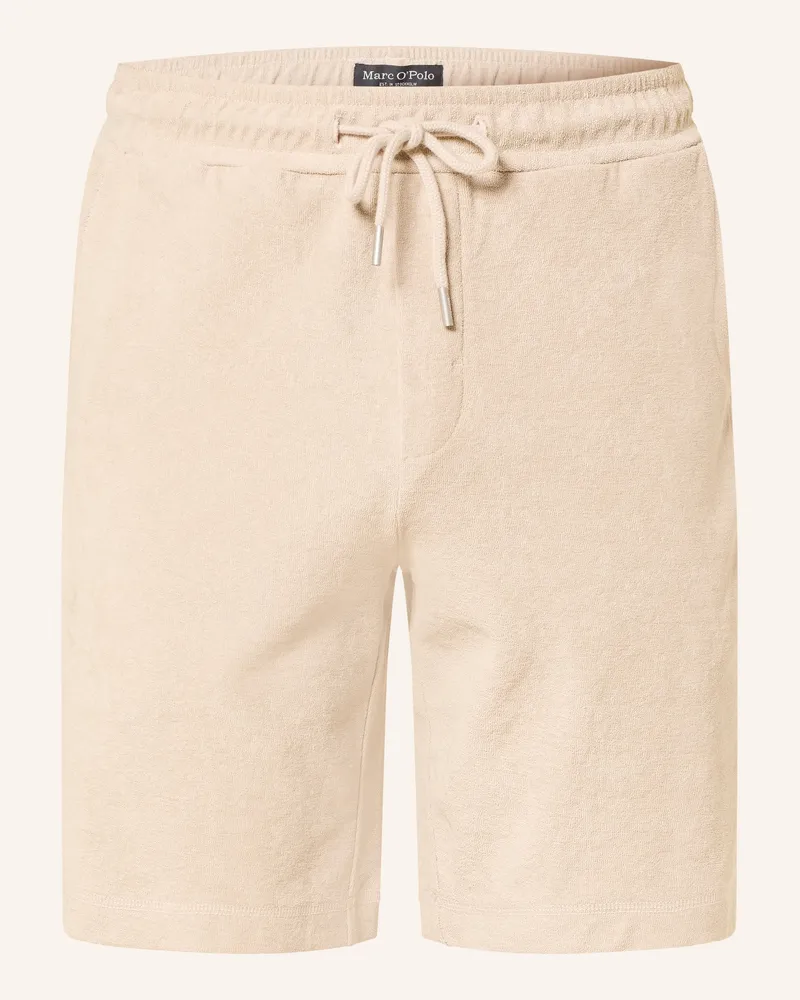 Marc O'Polo Frotteeshorts beige Beige