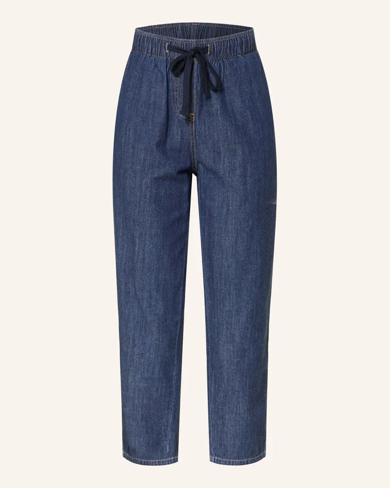 Juvia Cropped Jeans Wendy blau Dunkelblau