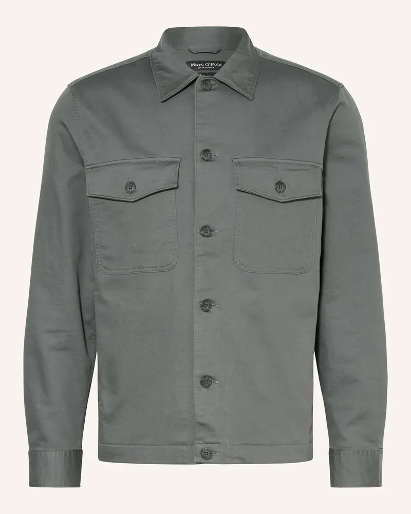 Marc O'Polo Overjacket gruen Grau
