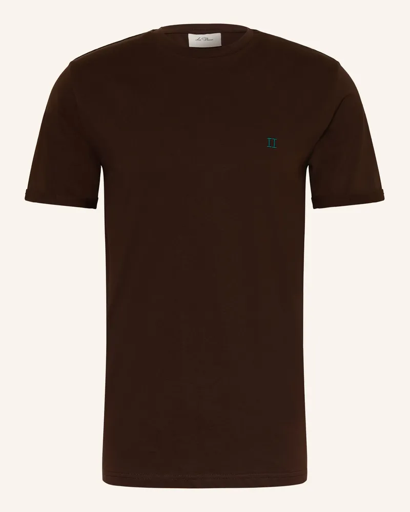 LES DEUX T-Shirt braun Dunkelbraun