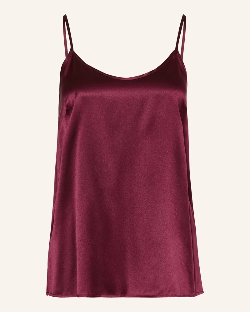 Darling Harbour Schlaftop Aus Seide rot Bordeaux