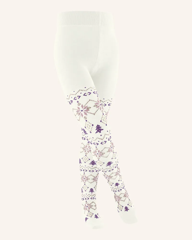 Falke Strumpfhose Nordic Fair Isle weiss 2040